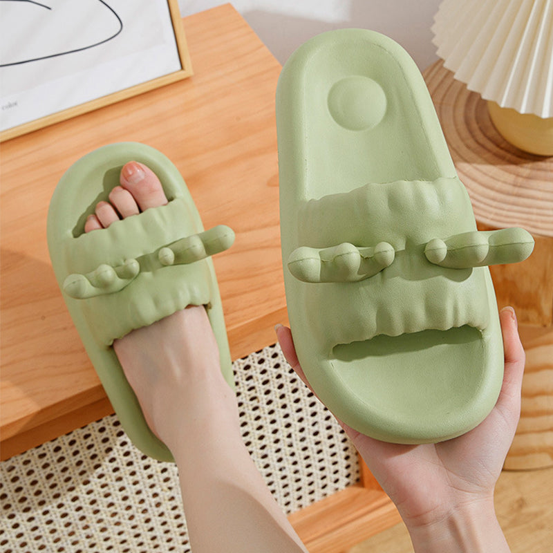 Alternate view: Women's deer horn slippers