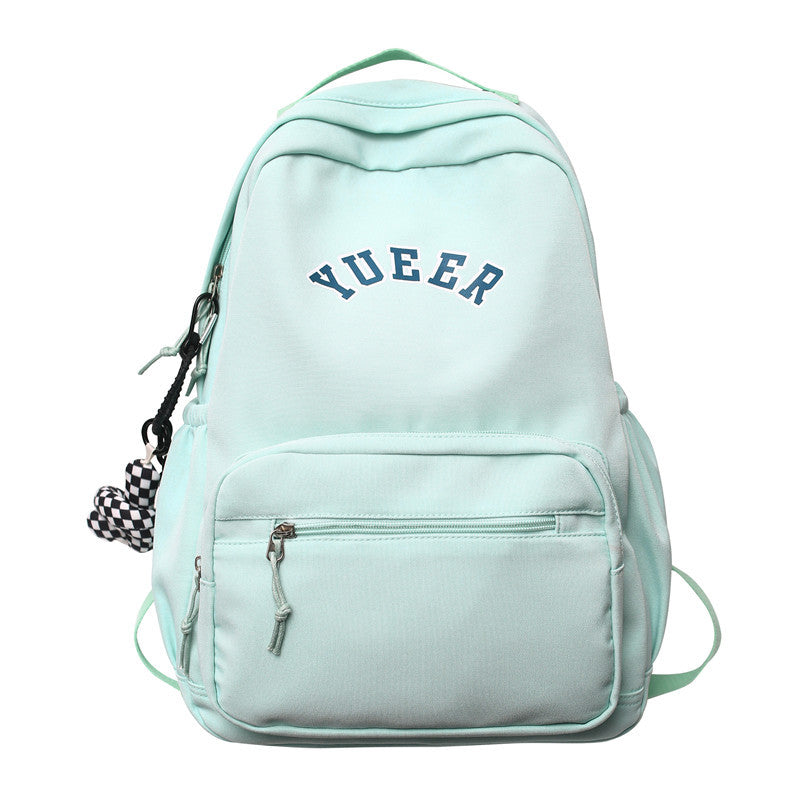 Girls simple nylon backpack