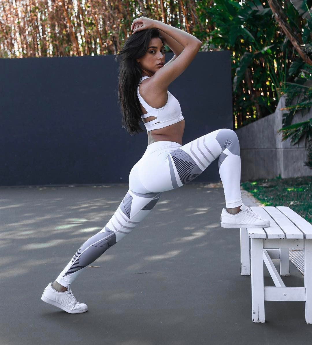 Women's reflective yoga pants