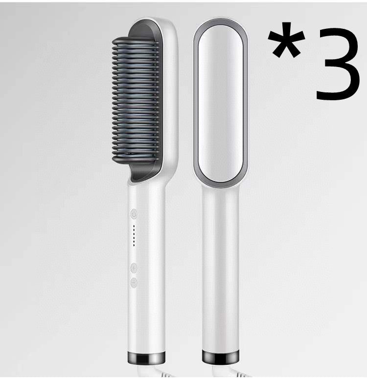 Unisex 2 in 1 hair straightener comb