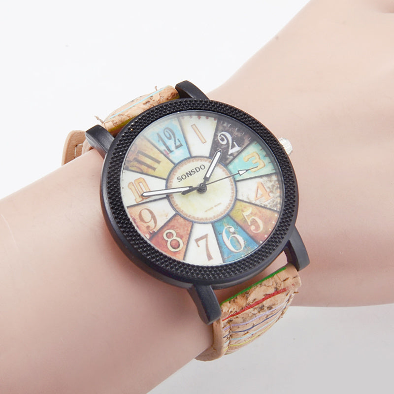Alternate view: Women's vintage leather watch