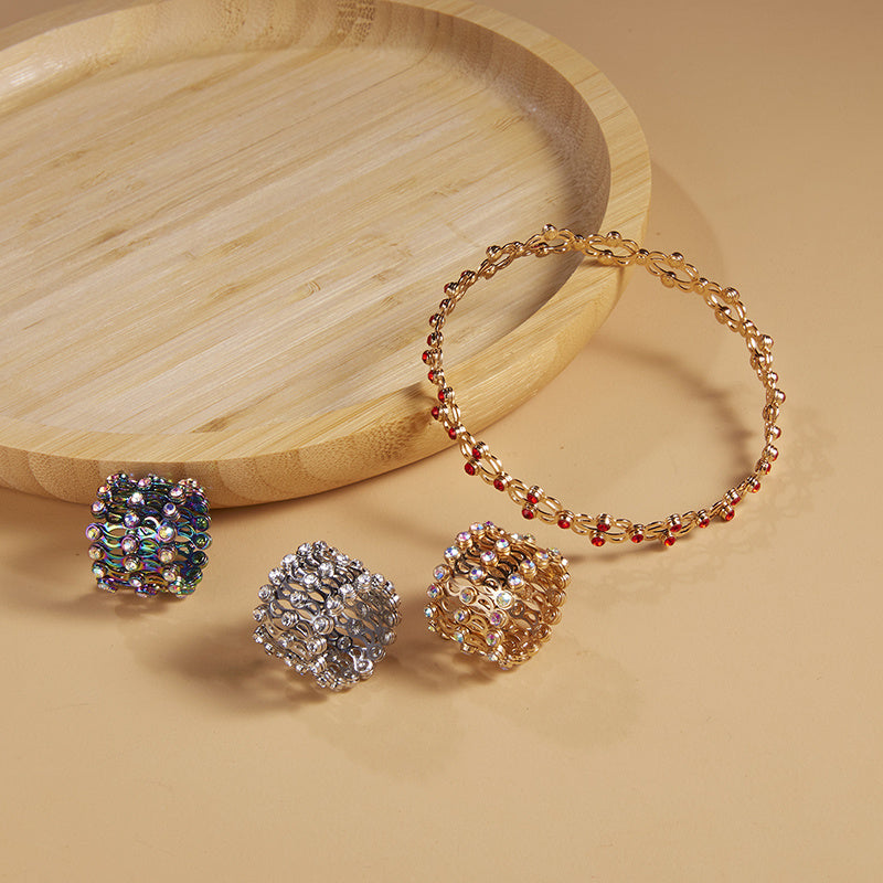 Women's 2 in 1 ring bracelet
