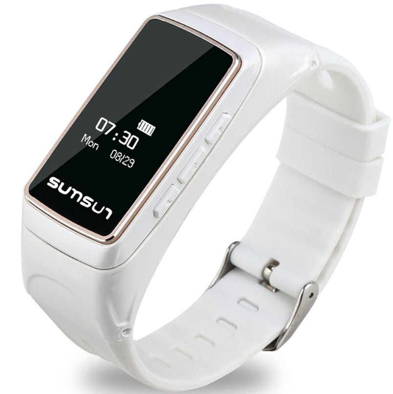Women's white B7 smart watch women