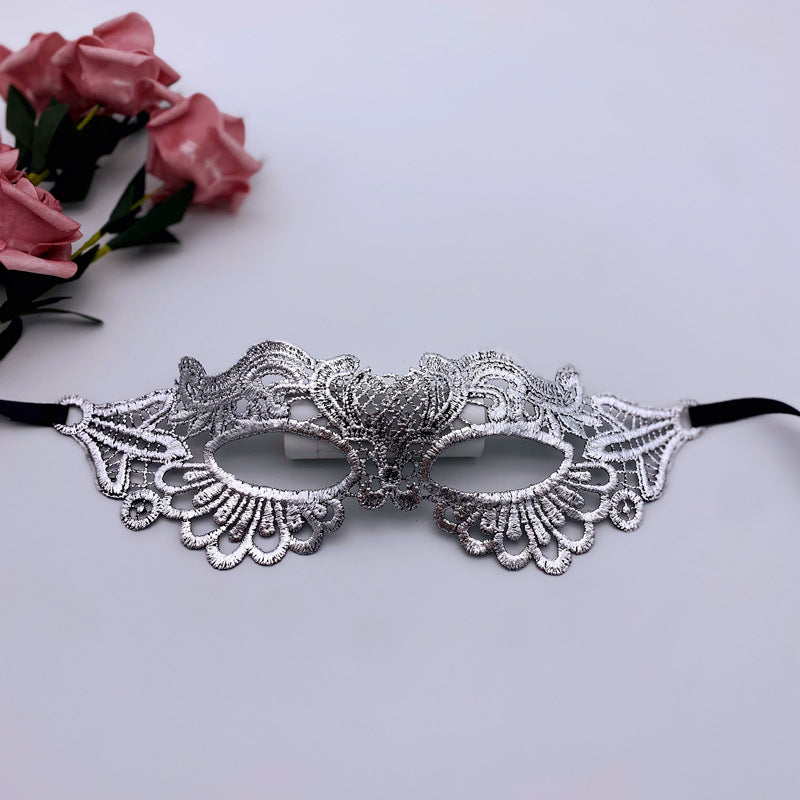 Alternate view: Women's golden lace mask