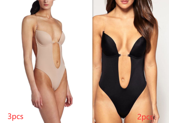 Women's backless body bra