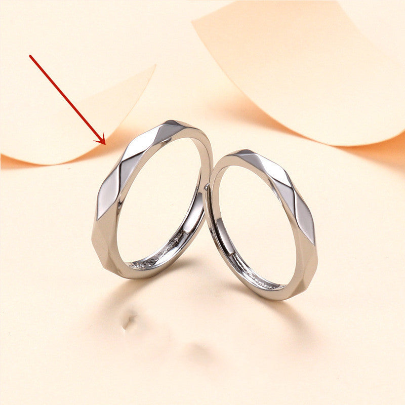 Unisex angular ring