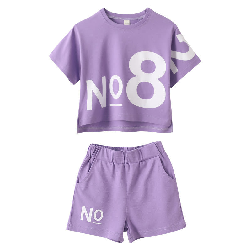 Girls sports 2 piece suit