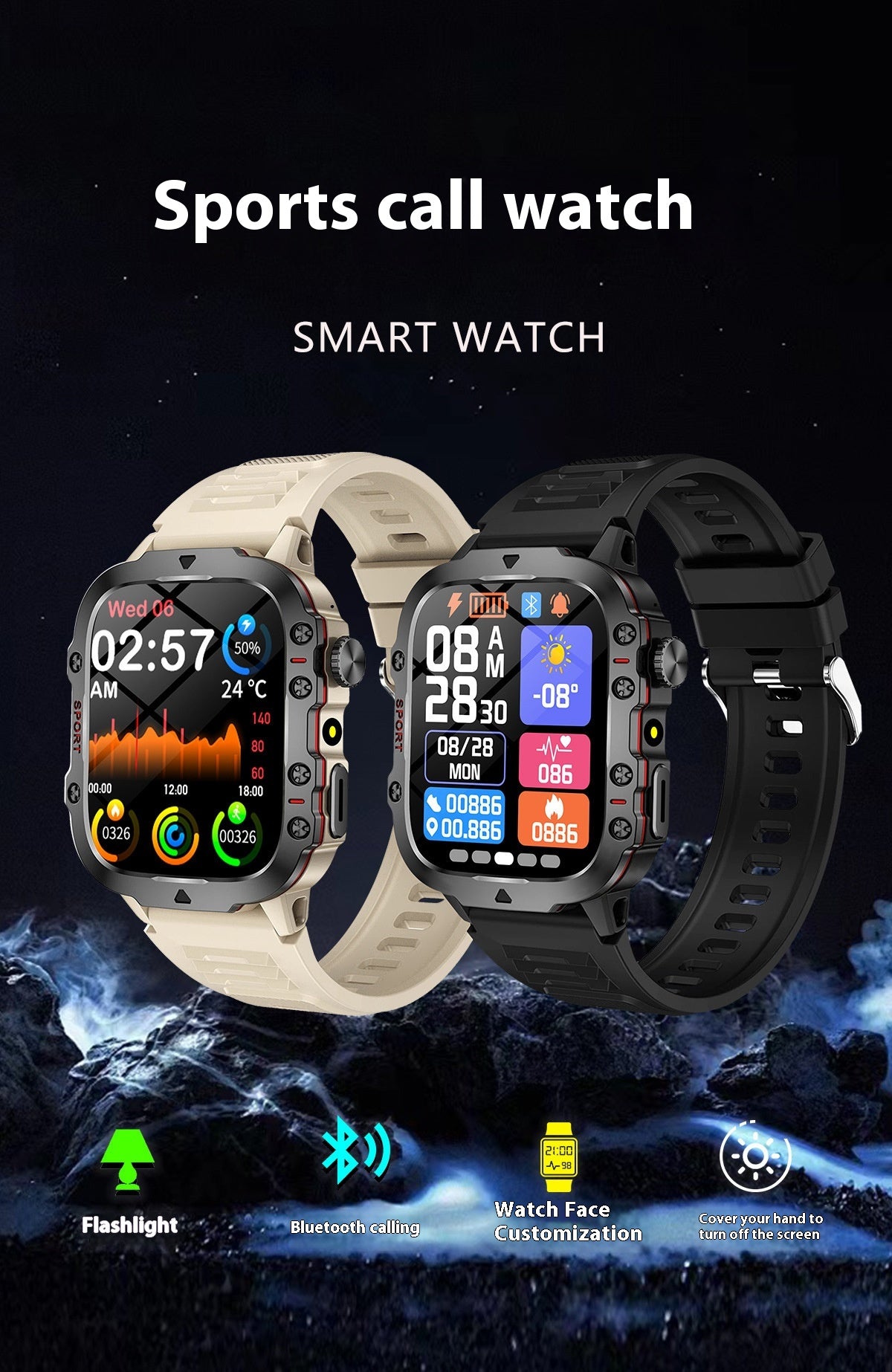 Alternate view: Women's outdoor smart watch