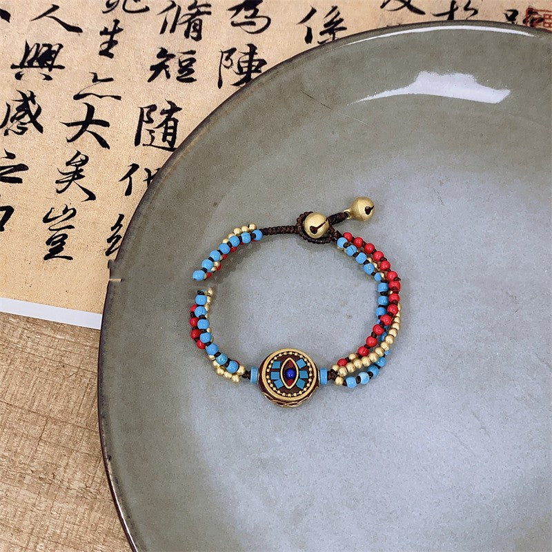 Alternate view: Women's retro bead bracelet
