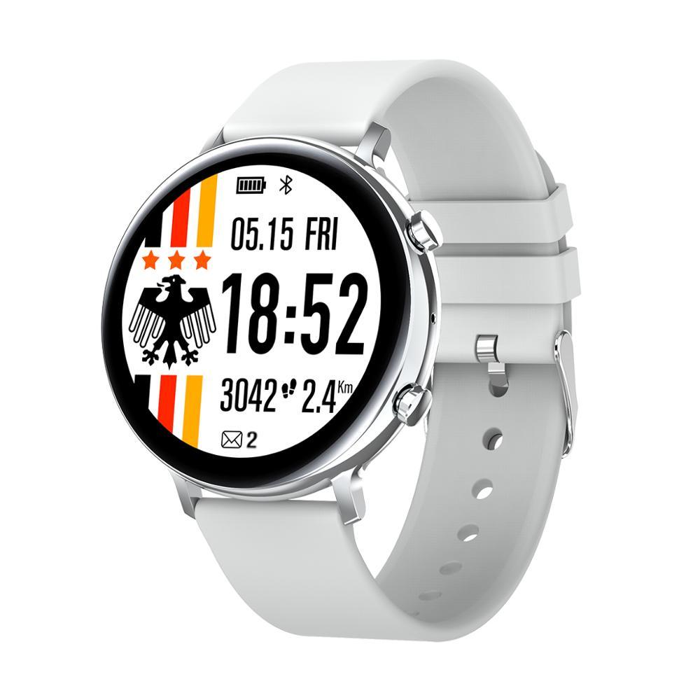 Unisex white GW33 smart watch