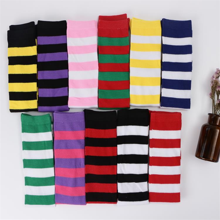 Striped Over The Knee Socks - view 2