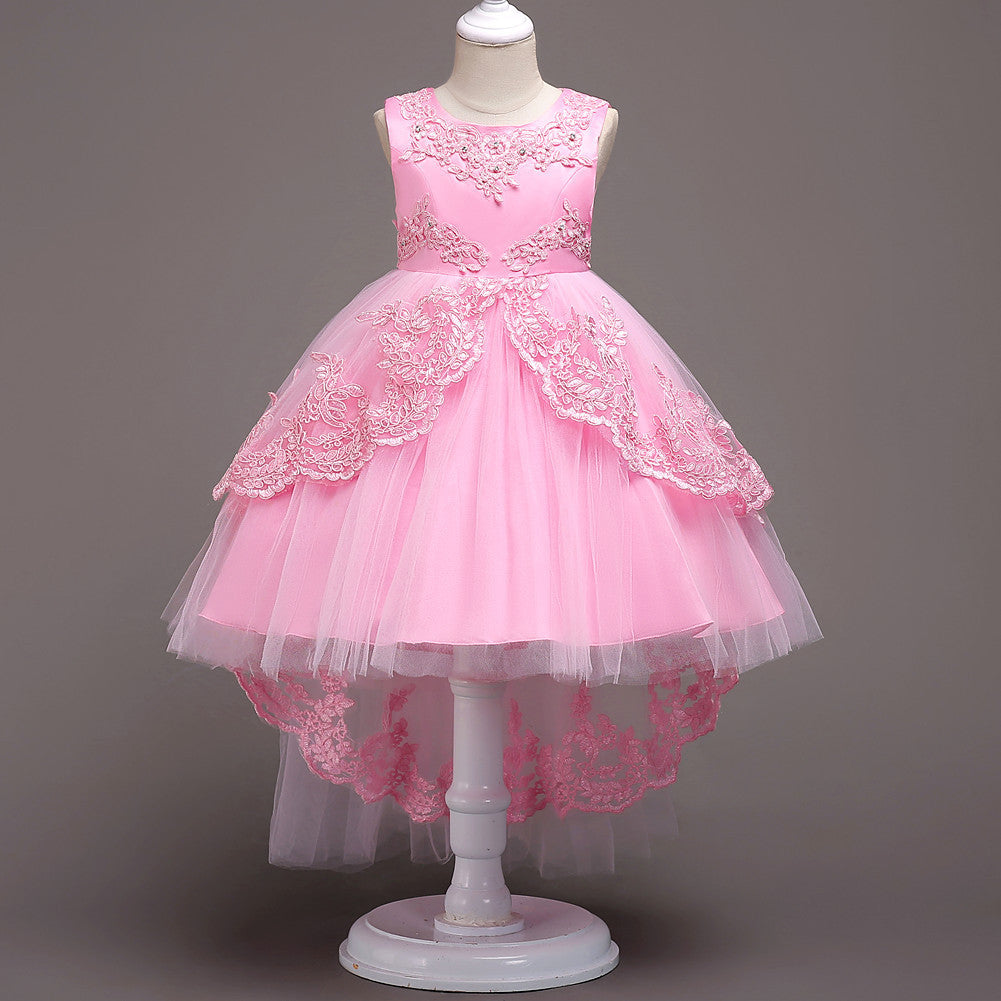 Girls pink children's dresses