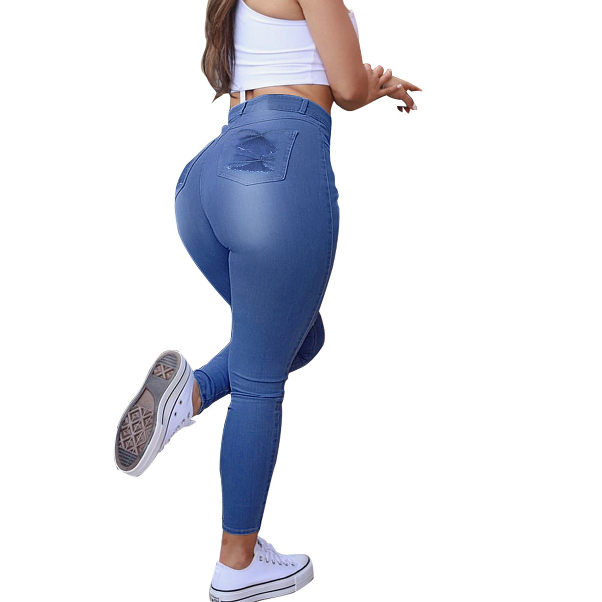 Alternate view: Women's tight denim pants