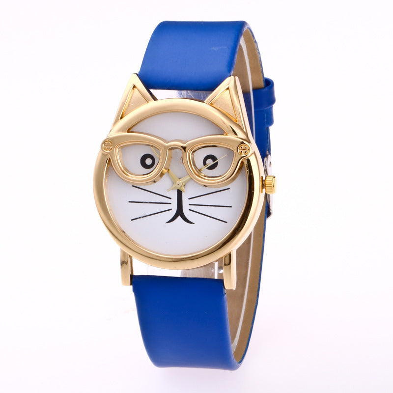 Kids blue cartoon watch