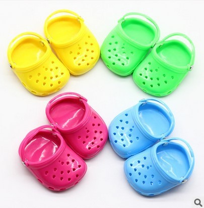 Kids doll beach slippers