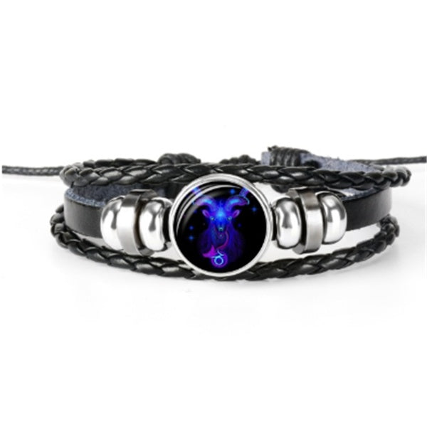 Alternate view: Unisex zodiac constellation bracelet