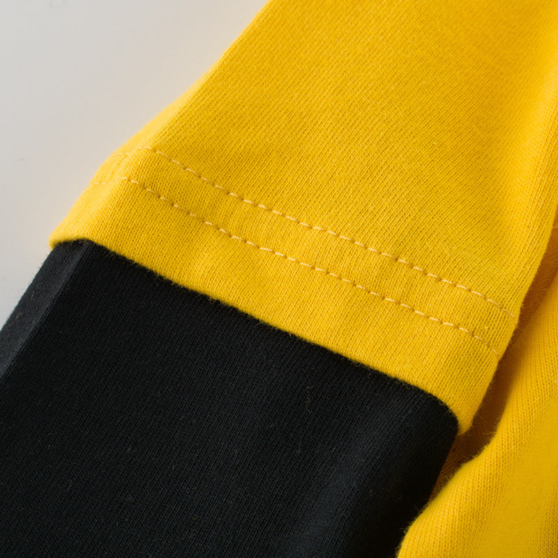 Boys layered long shirt