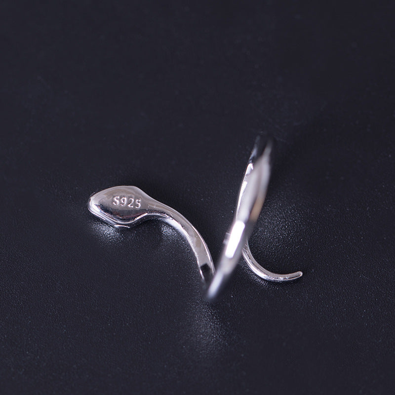 Women's 925 silver snake ring