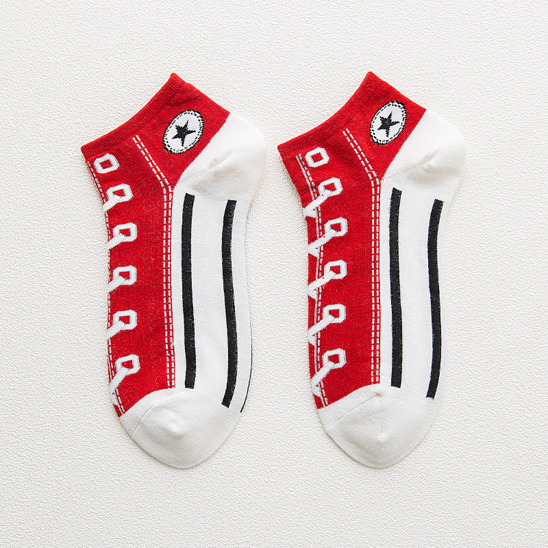 Low Cut Cotton Boat Socks - view 6