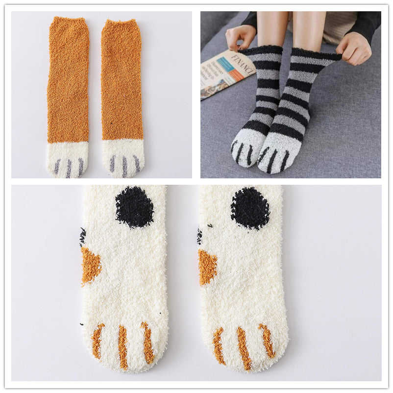 Coral Fleece House Socks - view 17