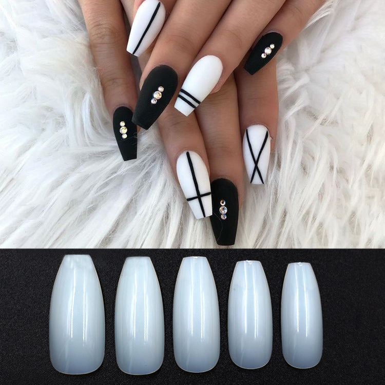 Unisex 500 pcs clear false nails