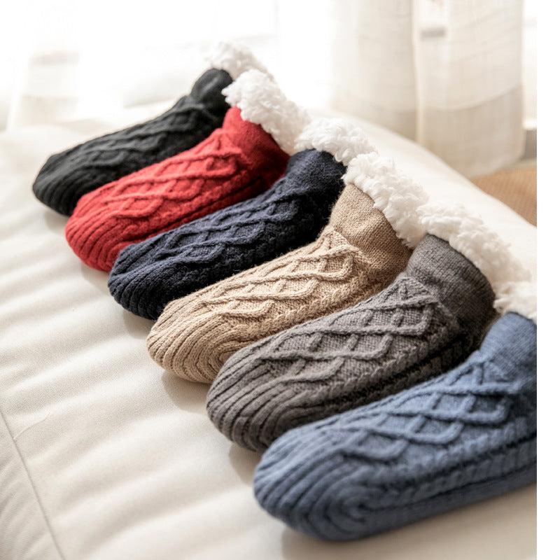 Knitted Plush Non-Slip Socks - view 7
