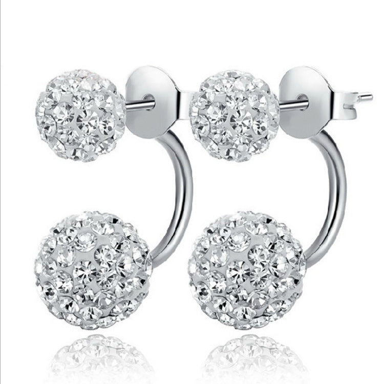 Women's rhinestone earrings