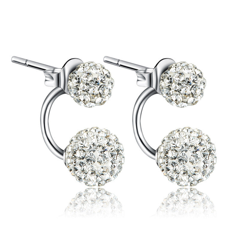 Alternate view: Women's rhinestone earrings