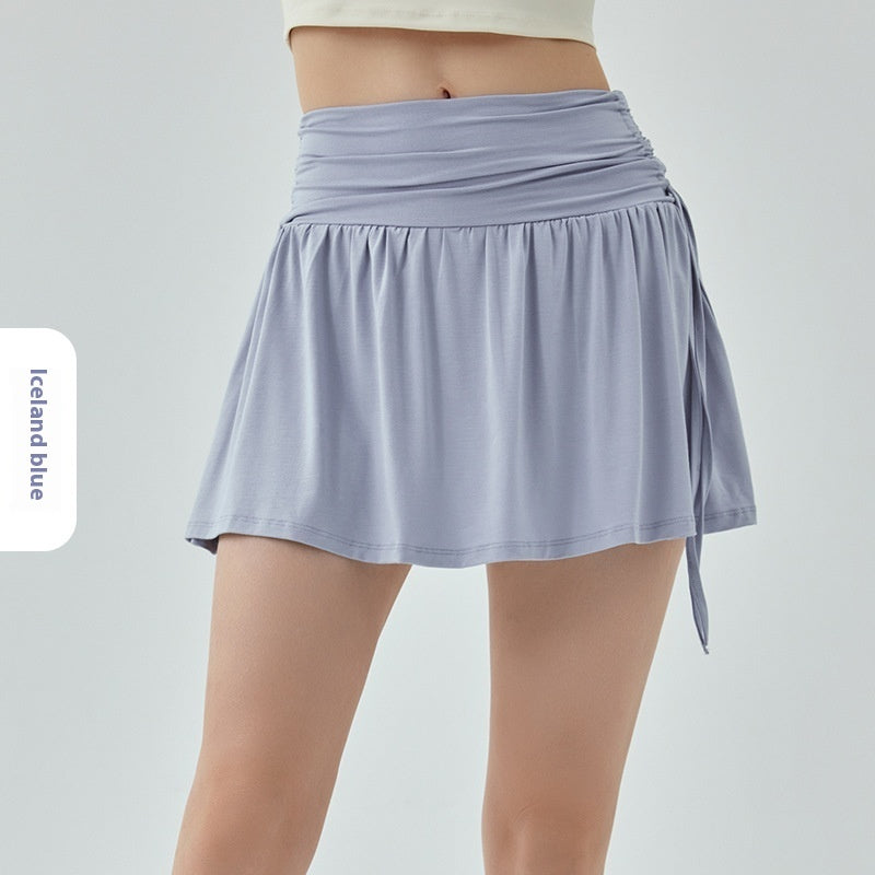 Women's dark blue skirts nylon