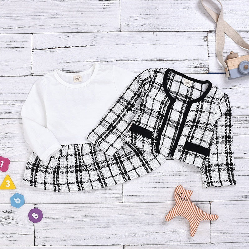 Girls long sleeve dress set