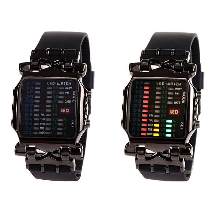 Unisex crab LED watch