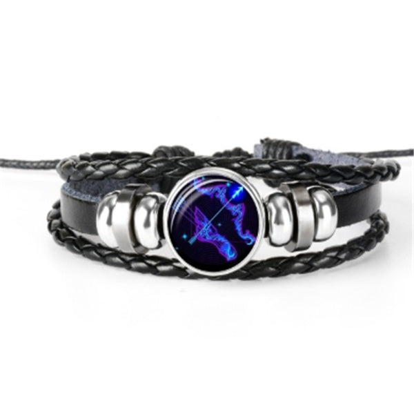 Alternate view: Unisex zodiac constellation bracelet