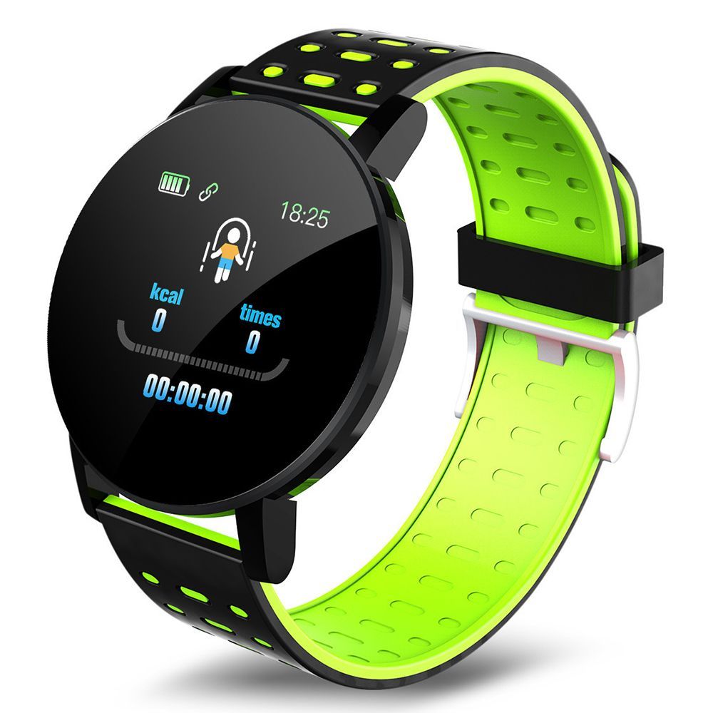 Unisex green bluetooth smart watch
