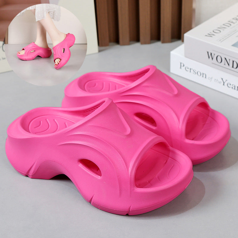 Women's thick sole slippers