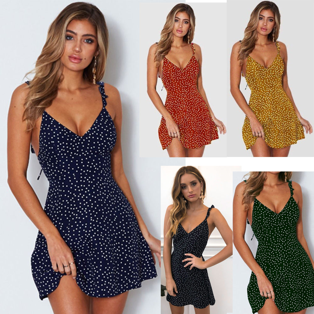 Women's polka dot dress