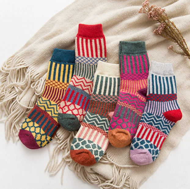 Women's rabbit wool socks