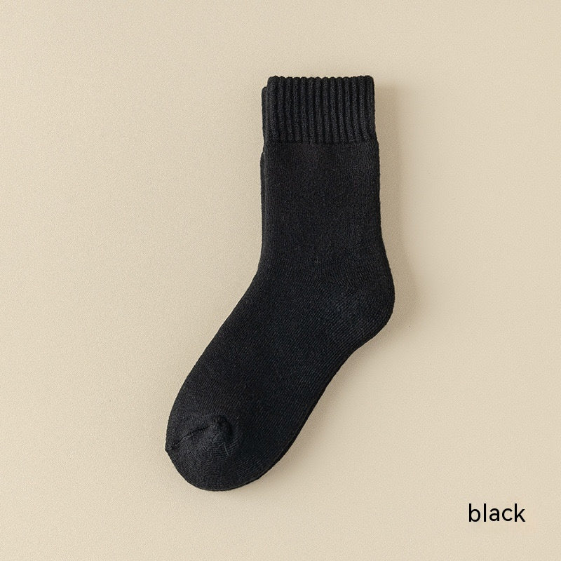 Kids black socks