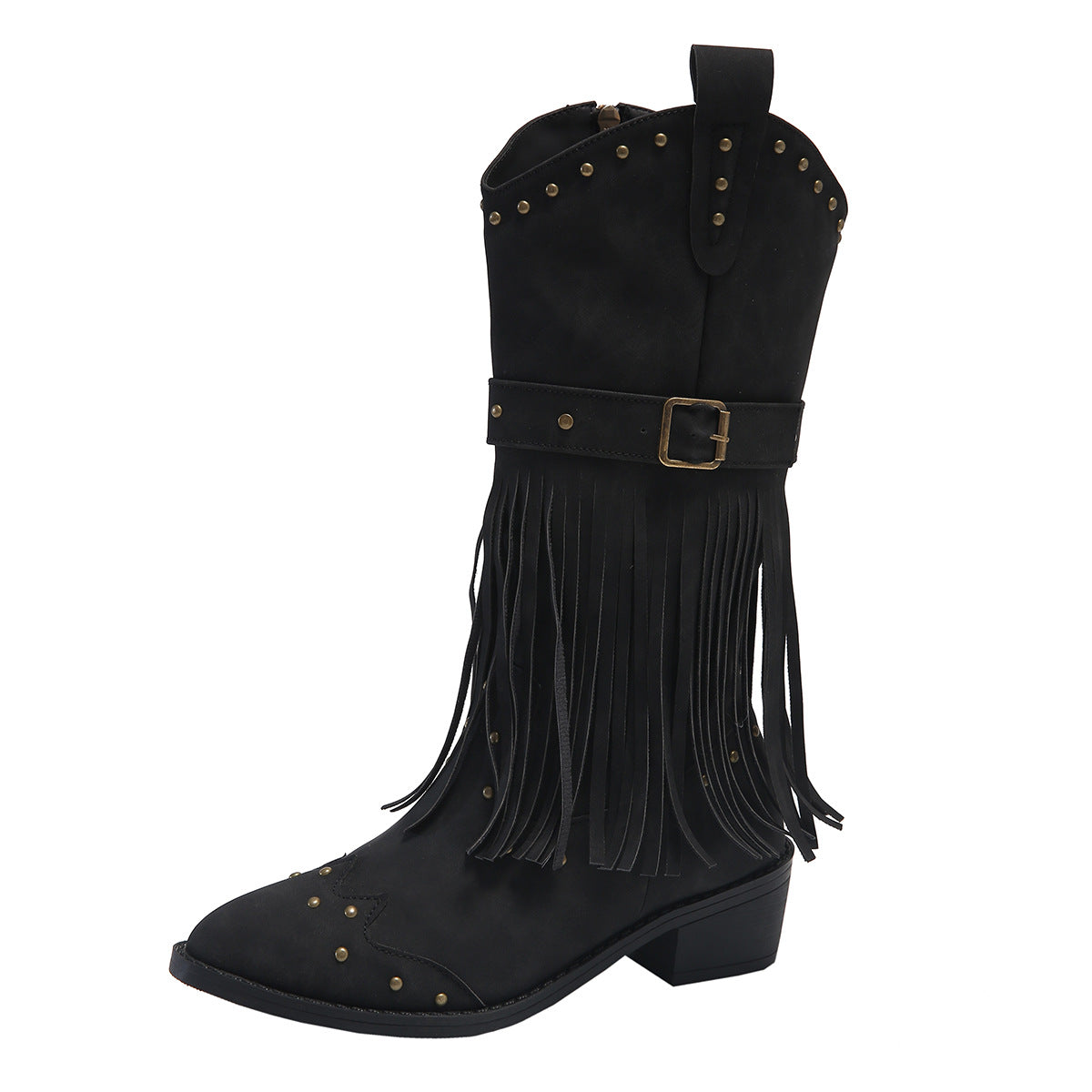Alternate view: Women's retro tassel boots