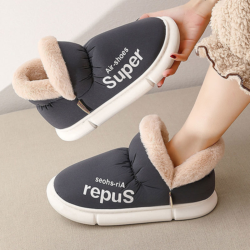 Alternate view: Women's plush fleece slippers