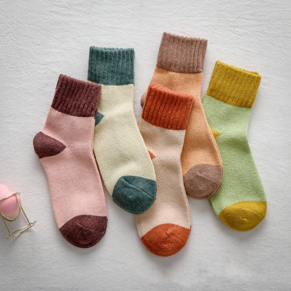 Unisex thick wool socks -pair pack