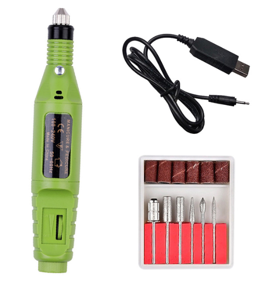 Electric green nail drill pen
