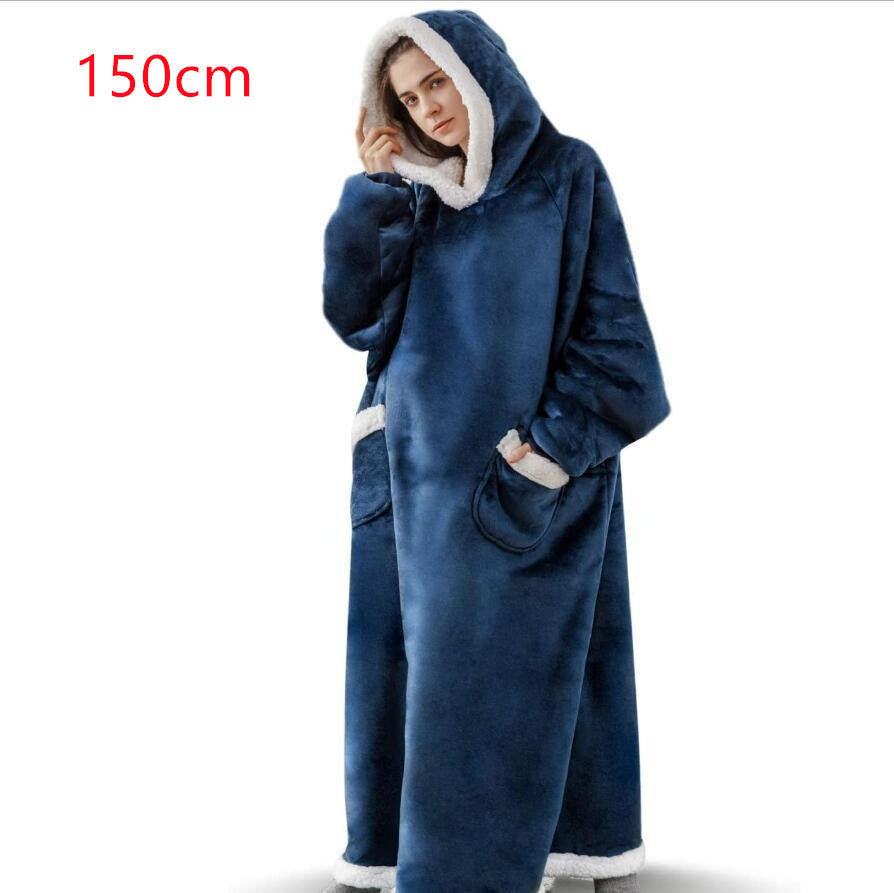 Unisex tv hoodie blanket