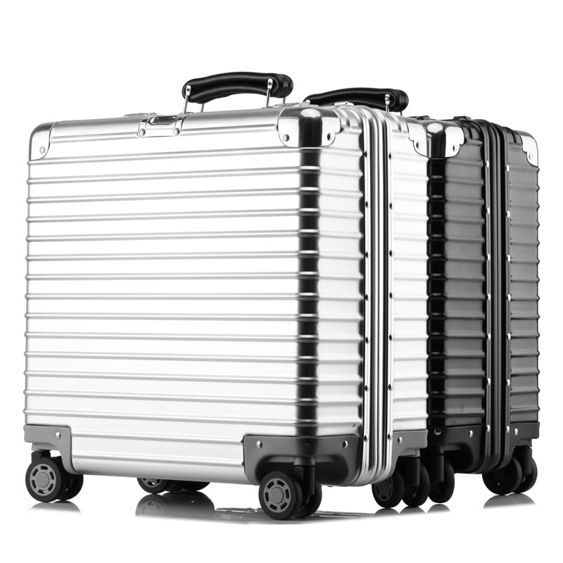 Unisex 18 inch aluminium suitcase