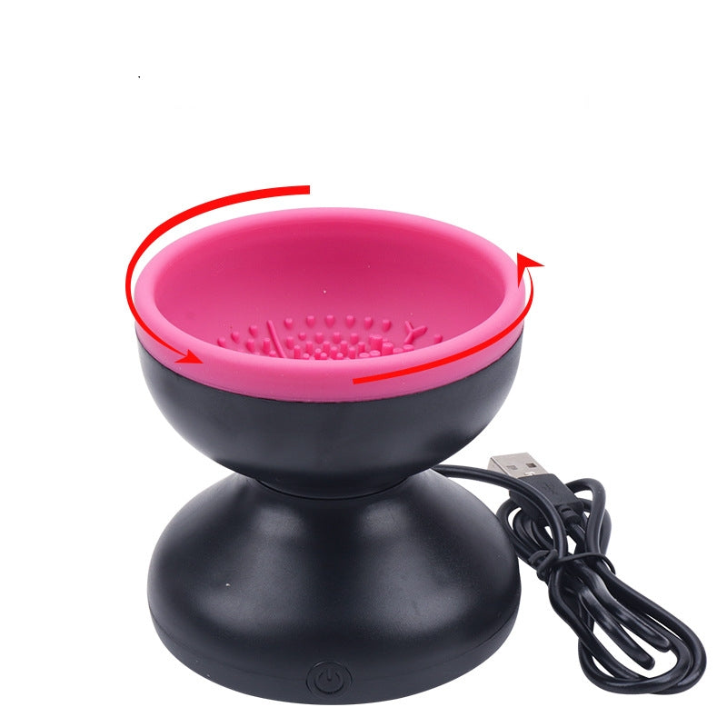 Unisex electric makeup brush cleaner