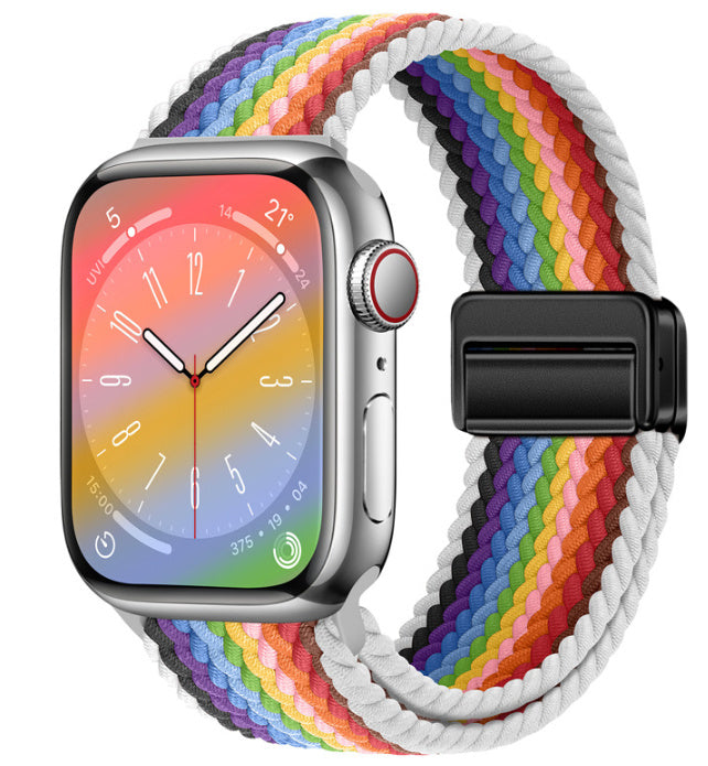Unisex woven loop watch band