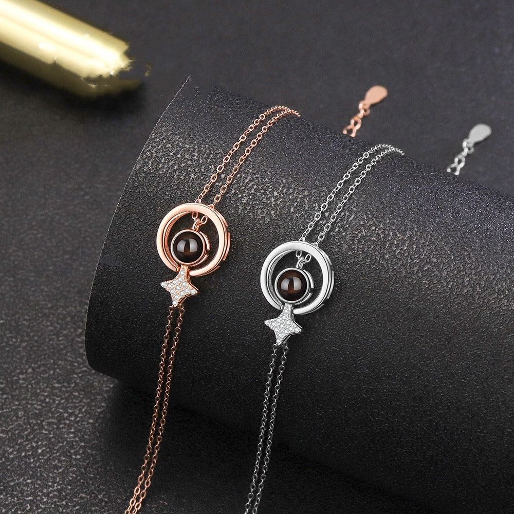 Women's S925 star diamond bracelet