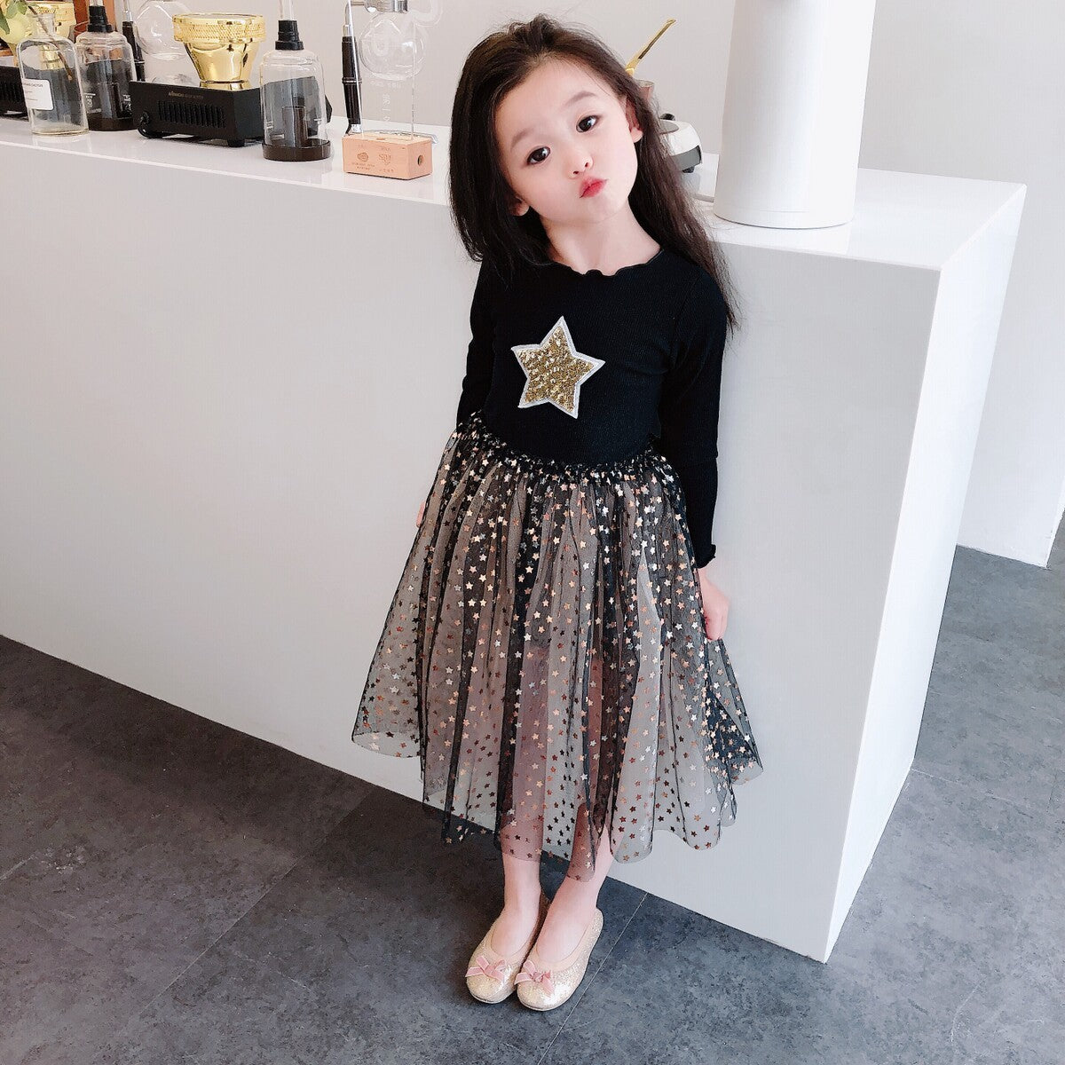 Girls black dresses