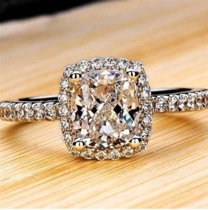 Alternate view: Women's white gold bridal ring