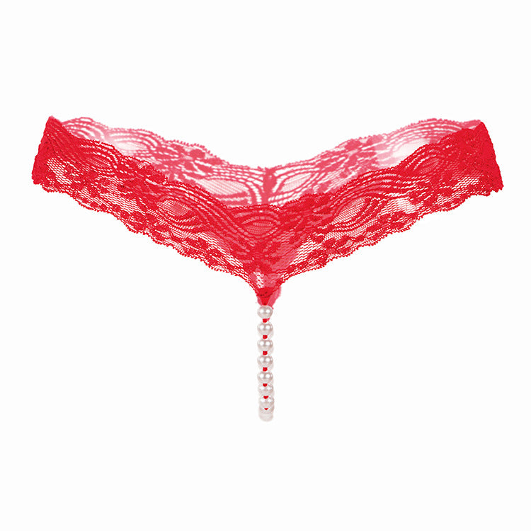 Women's red massage panties