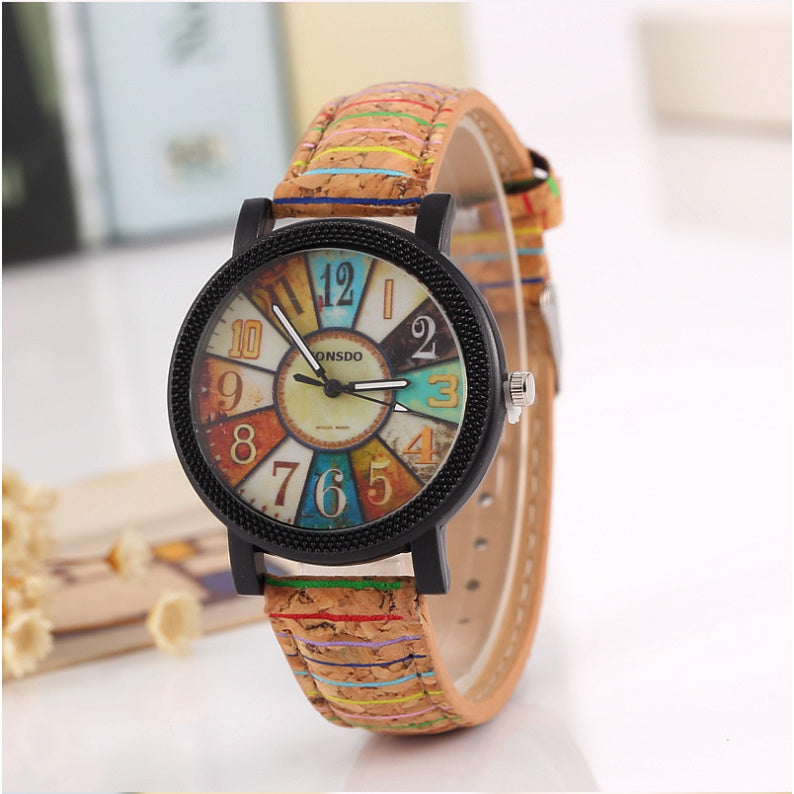 Alternate view: Women's vintage leather watch